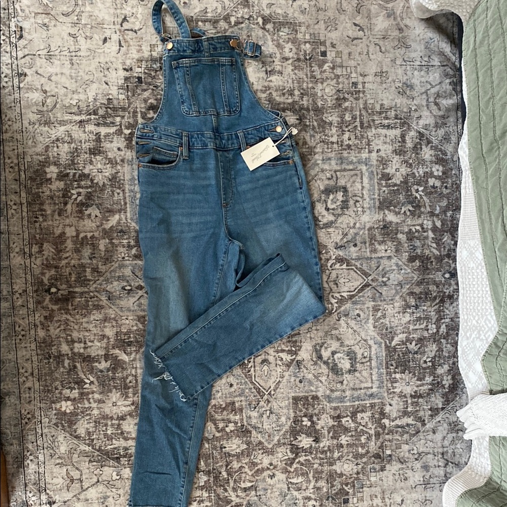 Women's Blue Denim Overalls